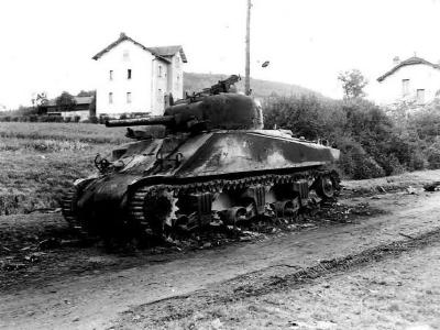 M4 Sherman Tank Destroyed