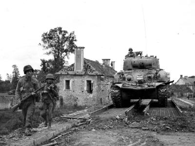 M4 Sherman of the 1st Army