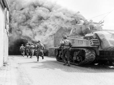 U.S. 3rd Army, 11th Armored Division M4 in Wernberg, Germany