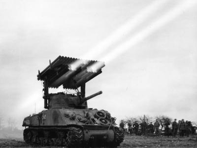 Sherman Calliope 14th Armored Division France 1944