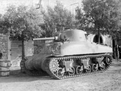 M4A1 Sherman 75 captured by Panzergrenadier-Division 3 in Italy 1944