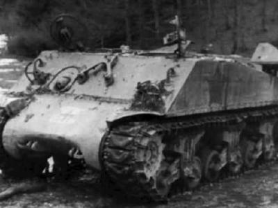 M4 Sherman tank without turret