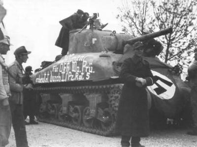 German M4 Sherman tank 4