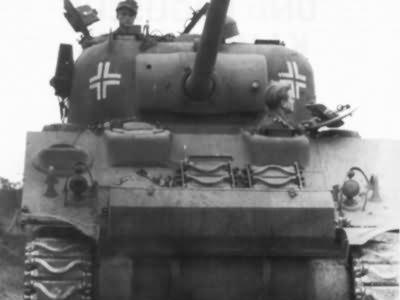 German M4 Sherman Firefly VC – frontal view