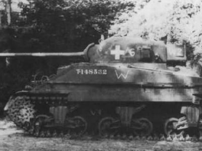 Captured M4 Sherman Firefly 20