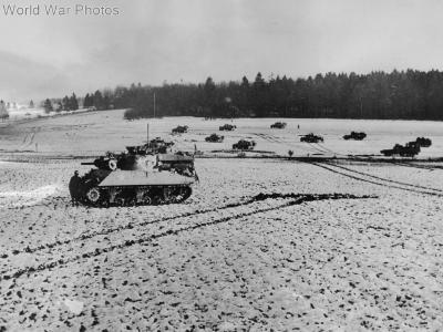 Patton’s 3rd Army tanks launch drive to Bastogne