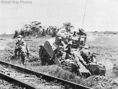 M4 (composite hull) of the 6th Tank Battalion, Okinawa