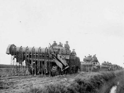 British M4 Crab 24 November 1944