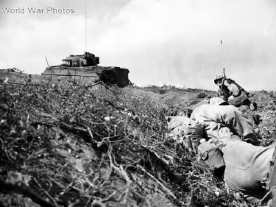 M4 on Iwo Jima February 1945