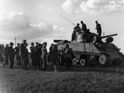 Tank M4 in Holland 1944 2