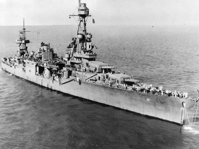 American Heavy Cruiser USS Chester (CA-27) 1944