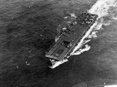 Escort carrier USS Manila Bay CVE-61