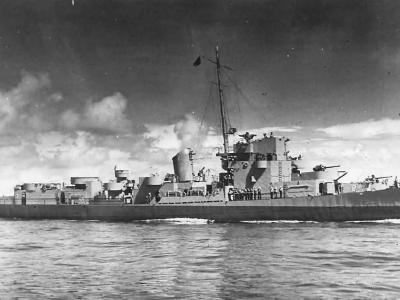 Evarts class destroyer escort USS Andres DE-45 1943