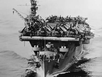 Light aircraft carrier USS Cowpens CVL-25