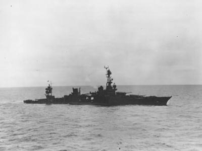 Sinking of Cruiser USS Chicago CA-29 in Battle of Rennell Island 30 January 1943