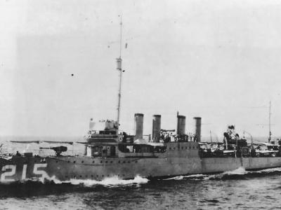 Task Group 21.14 Sub Hunter Destroyer USS Borie DD-215