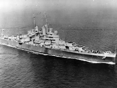 USS Birmingham CL-62 US Navy Light Cruiser