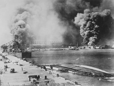 USS Helena Hit by torpedoes Pearl Harbor attack 7 December 1941