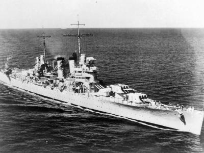 USS Honolulu CL-48 US Navy Light Cruiser