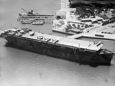 USS Long Island CVE-1 Aircraft Carrier