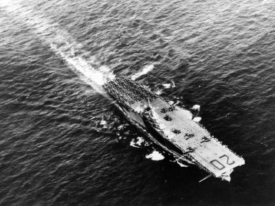 aircraft carrier USS Bennington CV-20