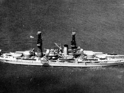 Battleship USS Arizona BB-39 underway