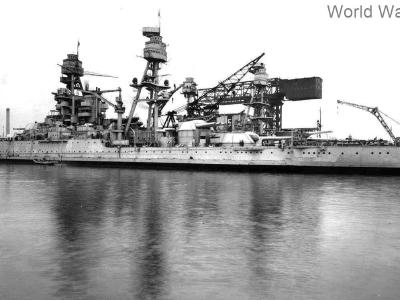 USS Arizona at Puget Sound 18 January 1941