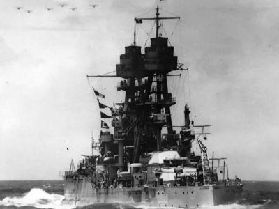 USS Arizona stern
