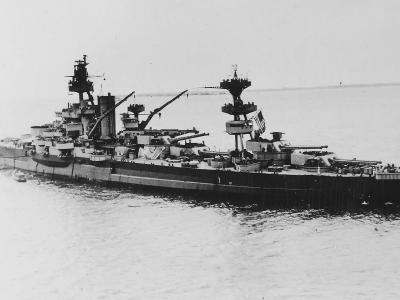 Battleship USS Arkansas BB-33 Battleship stern