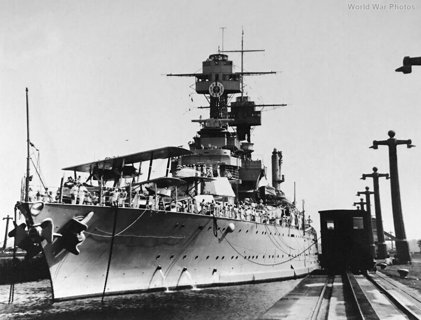 USS Colorado in Panama Canal