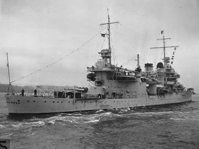 heavy cruiser USS Tuscaloosa CA-37 stern 1939