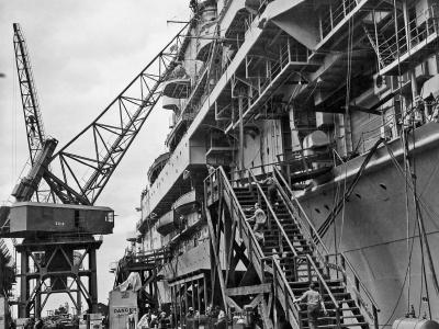 USS Hornet at Newport News Shipbuilding and Dry Dock Company