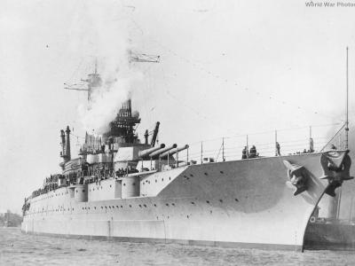 Battleship USS Idaho 5 April 1919