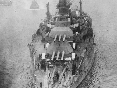 Battleship USS Idaho BB-42 in New York 1919