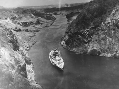 USS Idaho Panama Canal