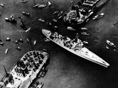 Cruiser USS Indianapolis (CA-35) at Buenos Aires 1936