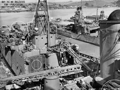 USS Indianapolis (CA-35) midships area 1943