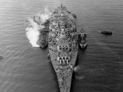 USS Iowa in Boston