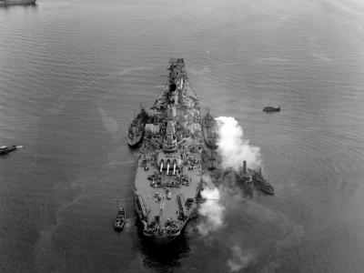Battleship USS Iowa in 1943