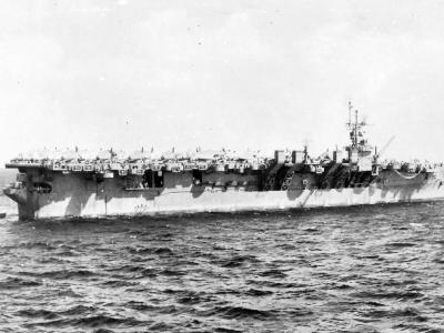 airplanes on aircraft carrier USS Langley CVL-27