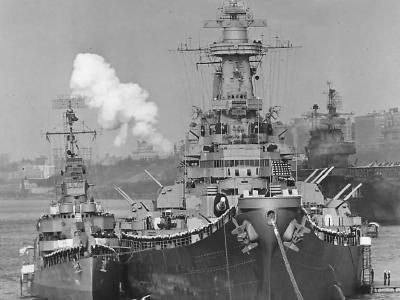 USS Renshaw Missouri and Lexington