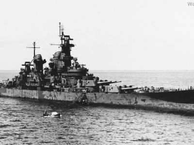 USS New Jersey at Ulithi