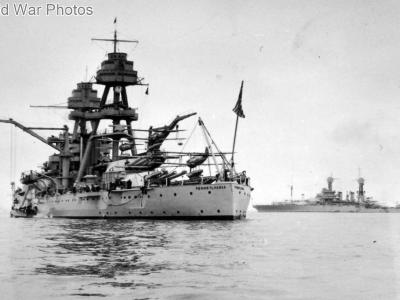 USS Pennsylvania leaving San Diego 1934