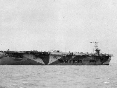 USS Santee (CVE-29) Norfolk September 1942