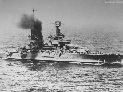 Battleship USS Tennessee in the 1920s