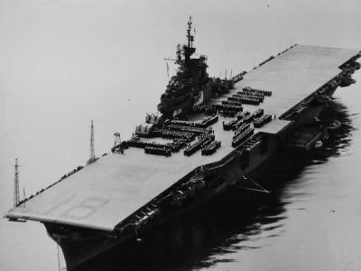 Aircraft carrier USS Wasp CV-18