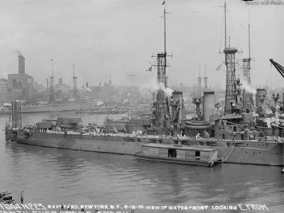 Battleship USS Wyoming Brooklyn Navy Yard June 1915