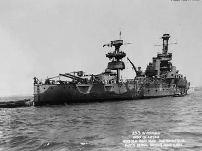 USS Wyoming AG-17, Norfolk June 1942