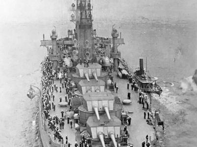 Battleship USS Wyoming October 1912