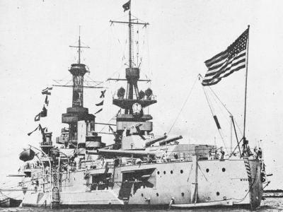 Battleship USS Wyoming stern